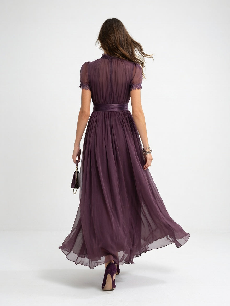 Éléonise™ — Vestido largo fluido elegancia aérea