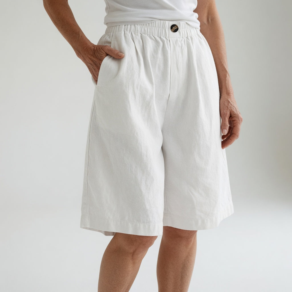 Wandeline™ | Short amplio de cintura elástica, confort estival natural