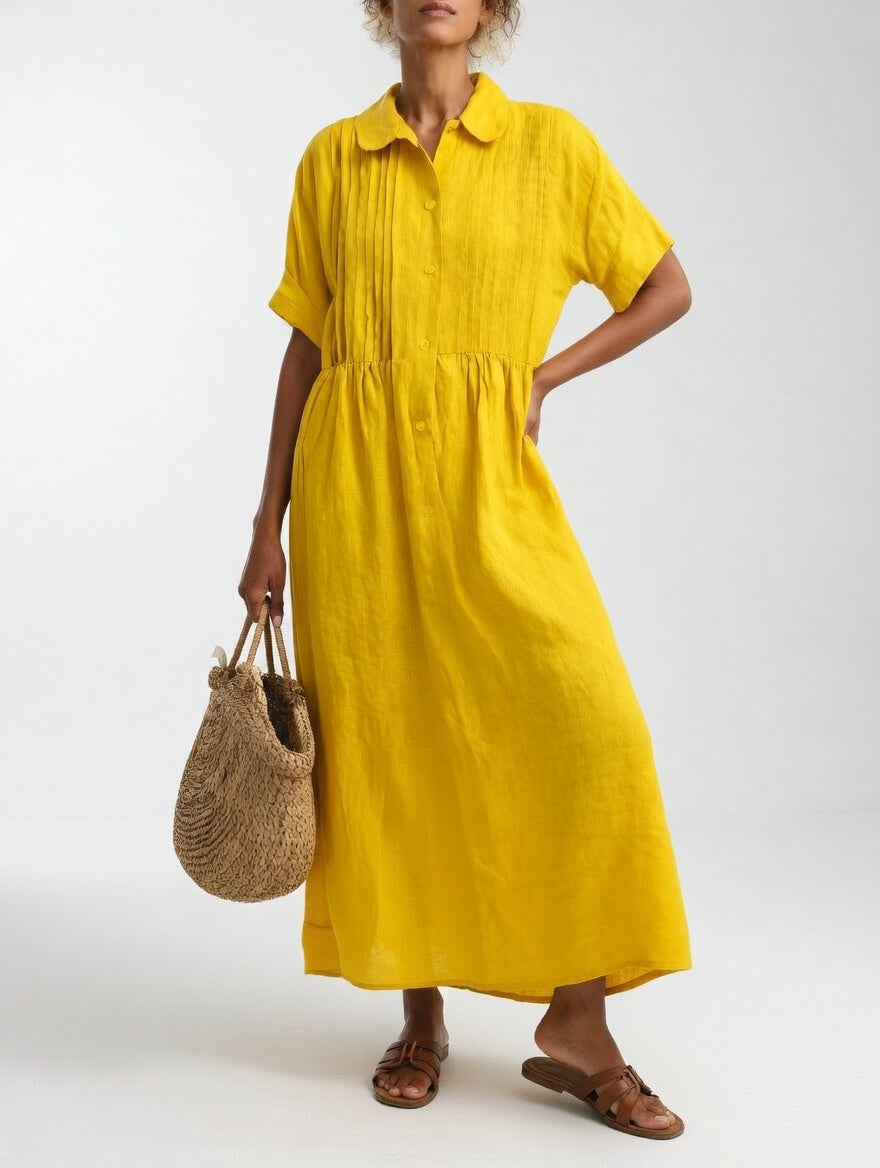 Lysandra™ — Vestido camisero fluido veraniego