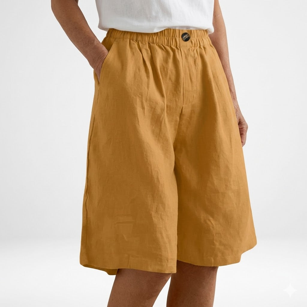 Wandeline™ | Short amplio de cintura elástica, confort estival natural