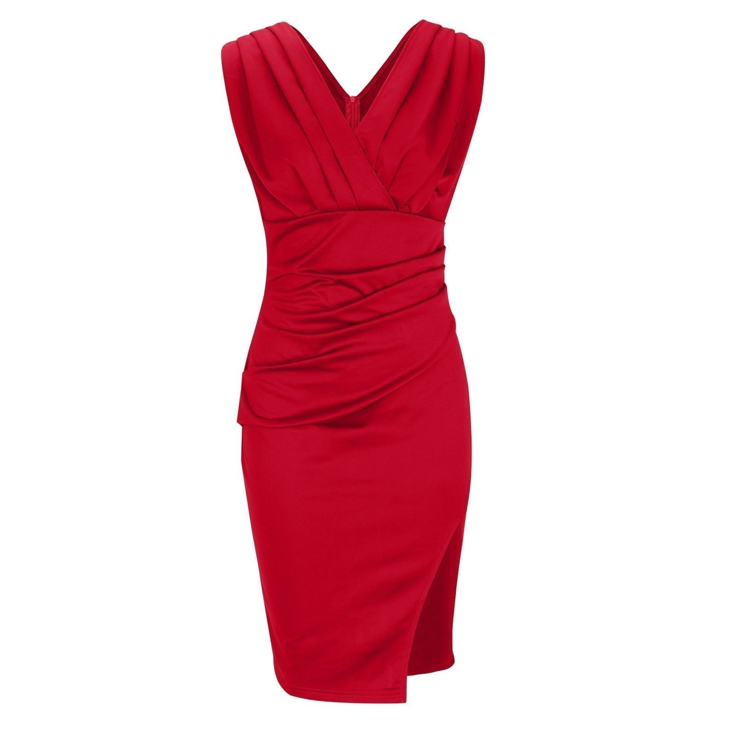 Adrienne™ — Vestido elegante drapeado de silueta esculpida