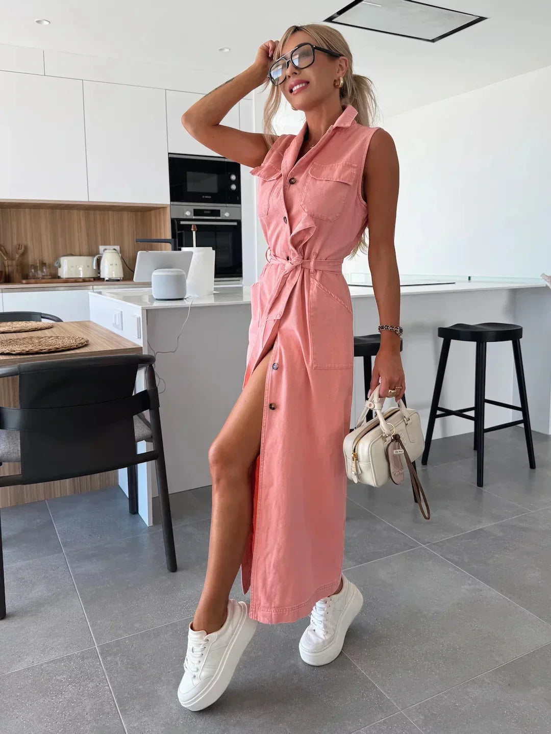 Isabel | Vestido Maxi Denim
