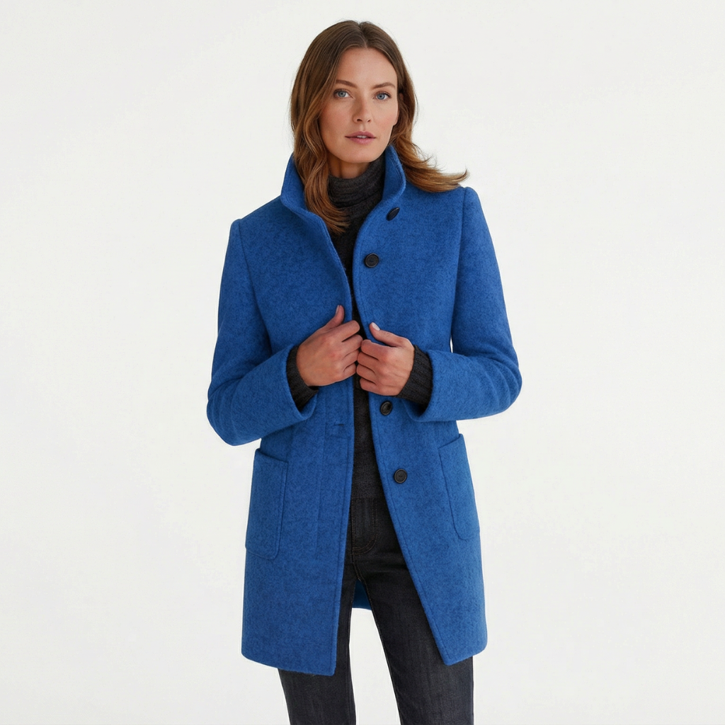 CRISTINA™  | Chaqueta de mujer con cuello alto