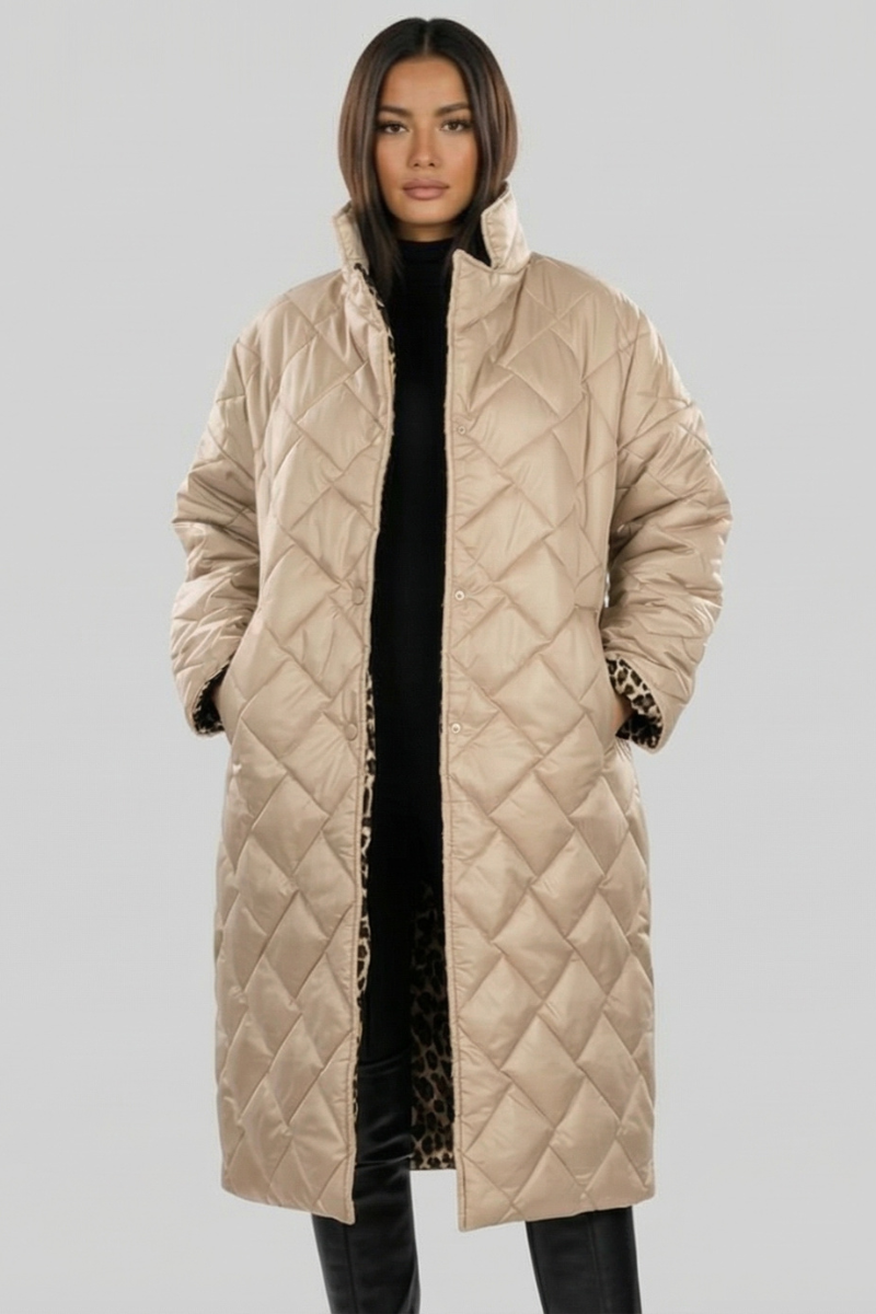 Olivia Sur™ | Abrigo de Leopardo Elegante