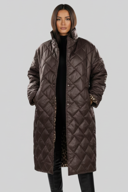 Olivia Sur™ | Abrigo de Leopardo Elegante