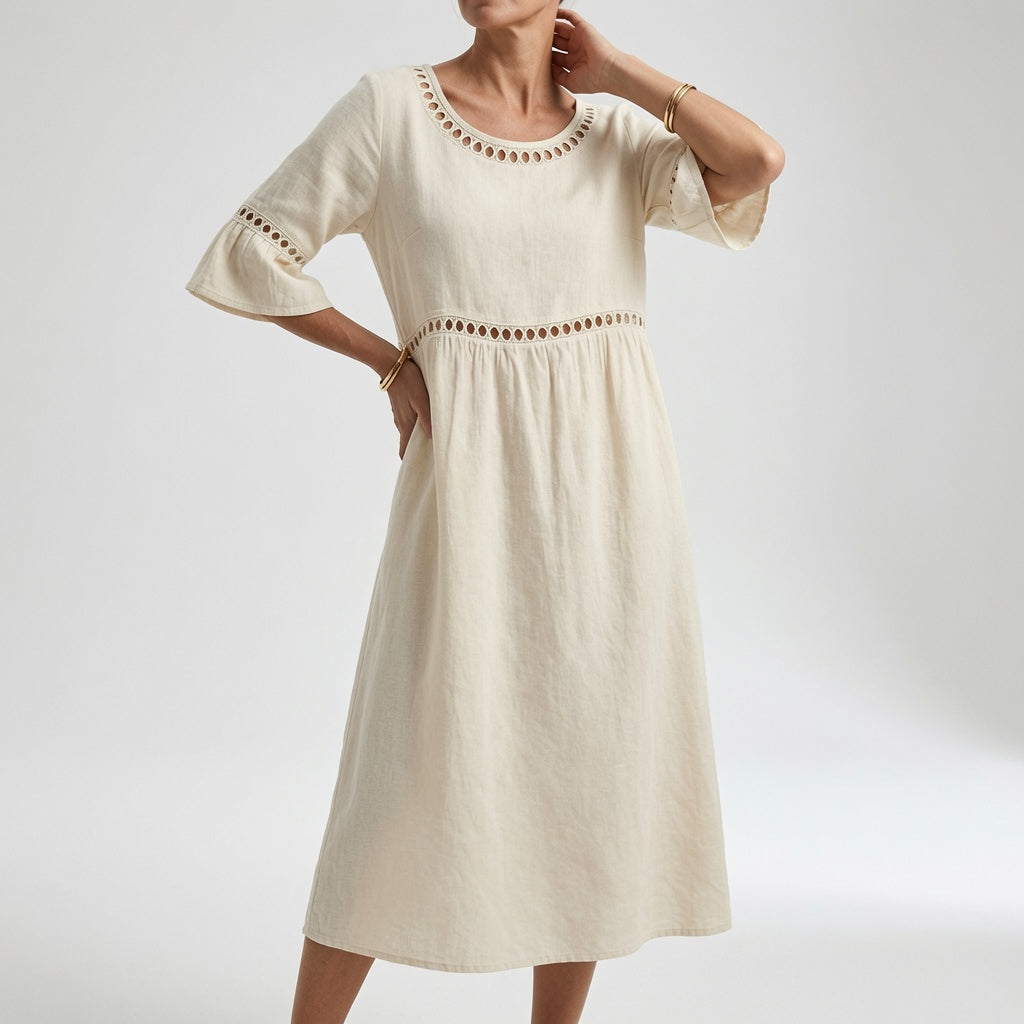 Lysévora™ — Vestido midi fluido elegancia veraniega