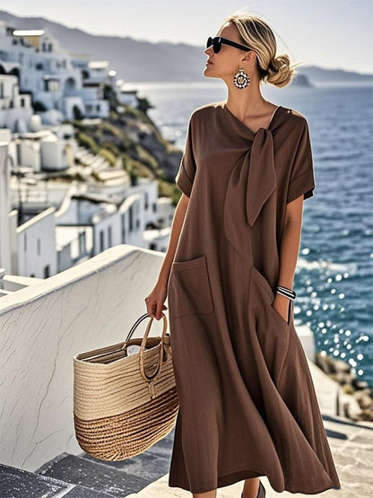 Mireille™ — Vestido de algodón fluido y veraniego