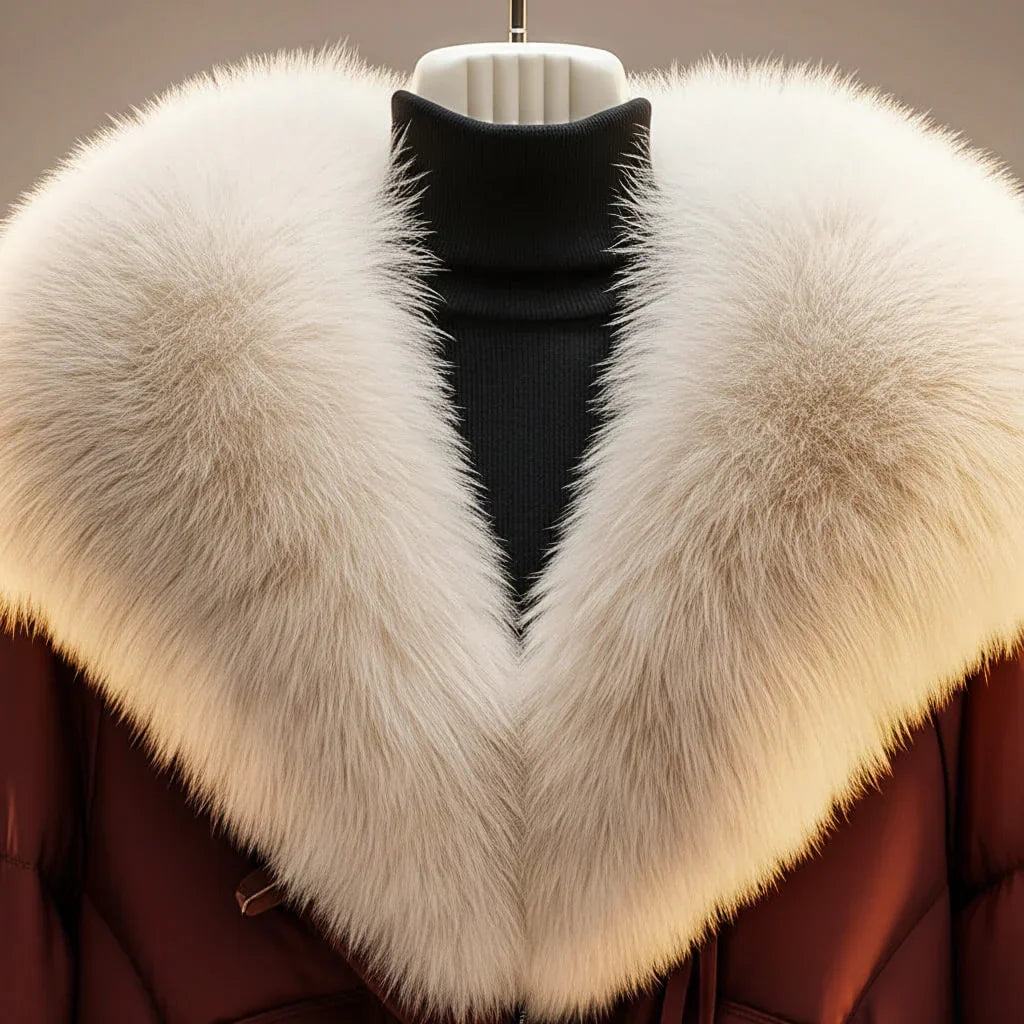 Virginia | Abrigo Acolchado con Cuello de Pelo