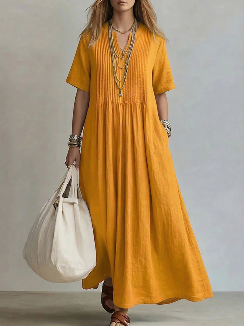 Núria™ | Vestido Plisado