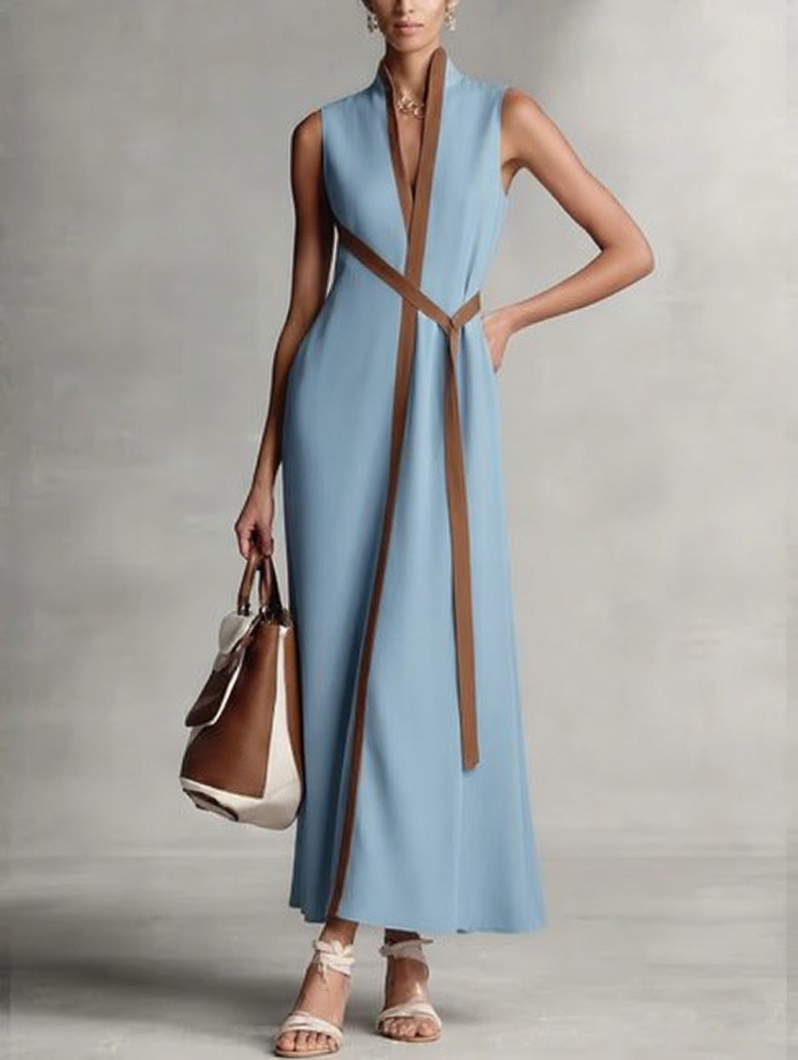 Éléonore™ — Vestido largo elegante de silueta estructurada