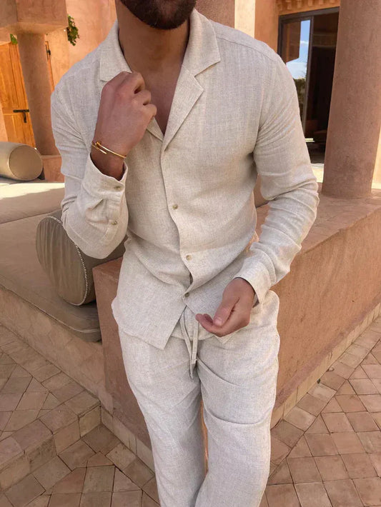Joel™ | Conjunto de lino premium