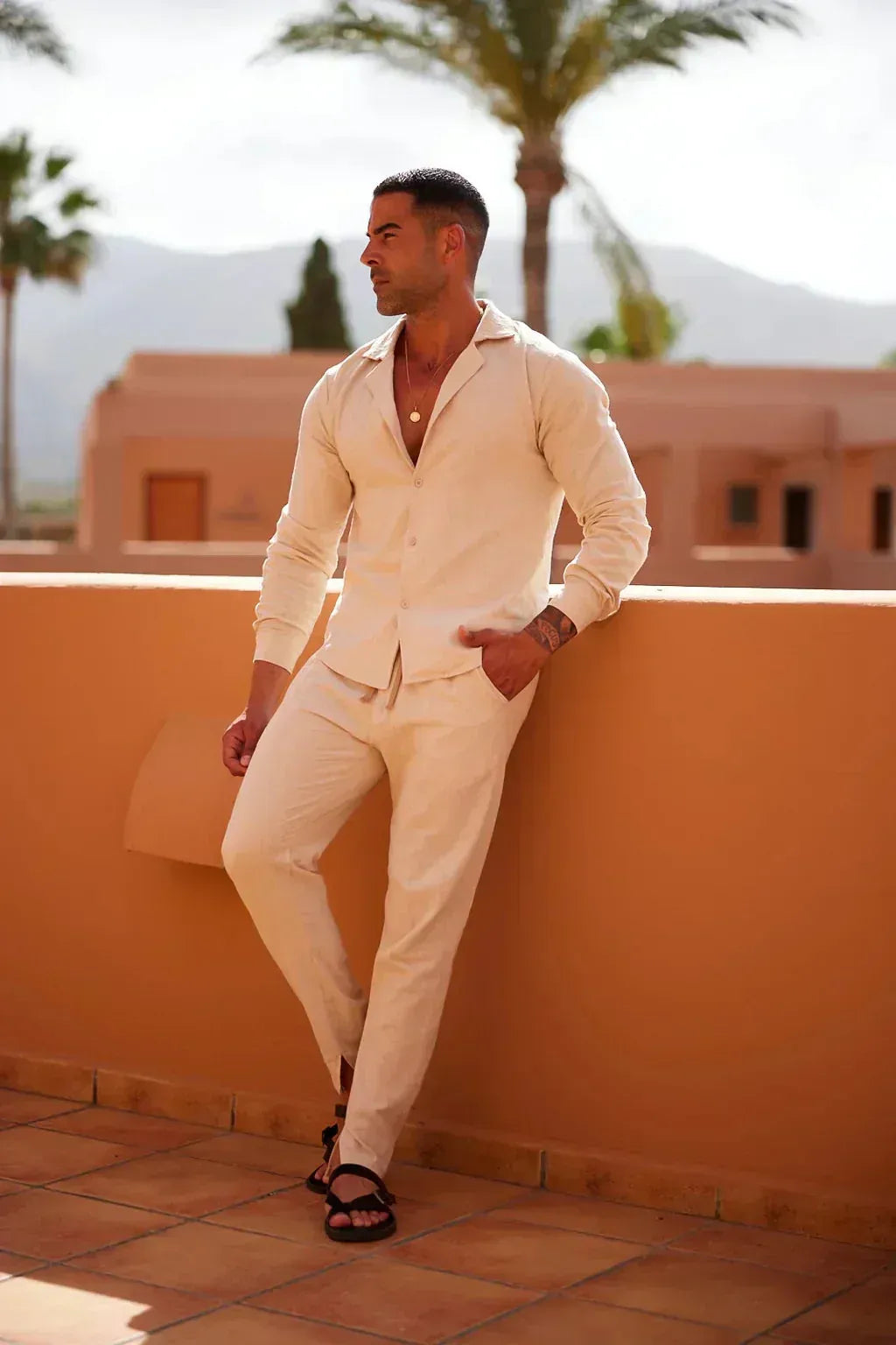 Joel™ | Conjunto de lino premium