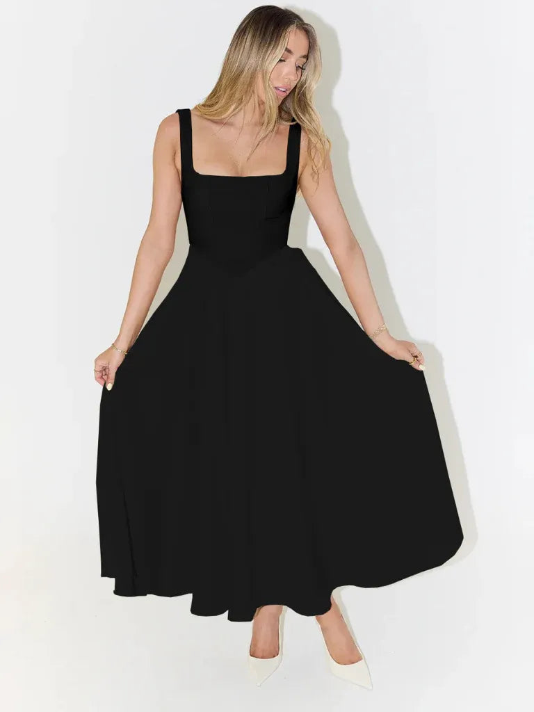 Melisa | Vestido con Falda Midi