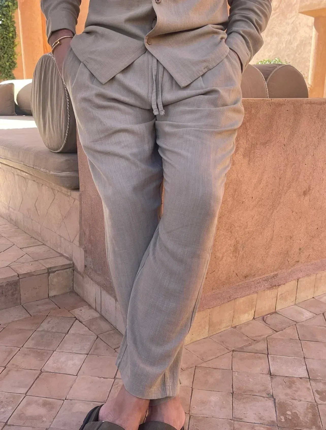 Joel™ | Conjunto de lino premium