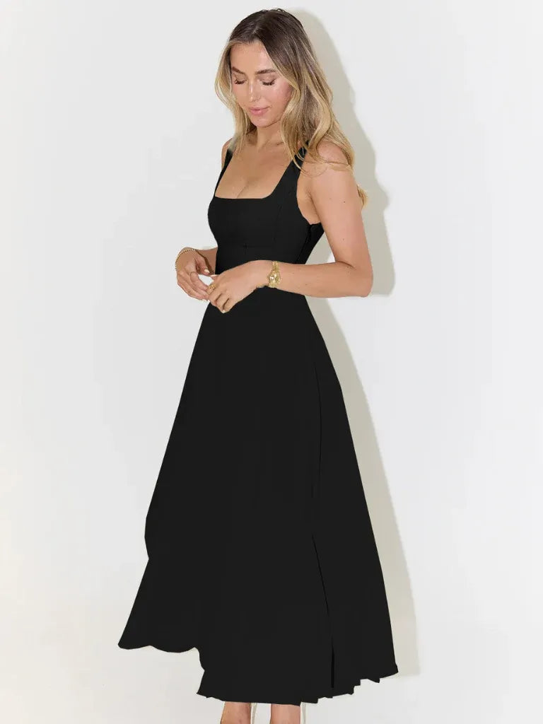 Melisa | Vestido con Falda Midi