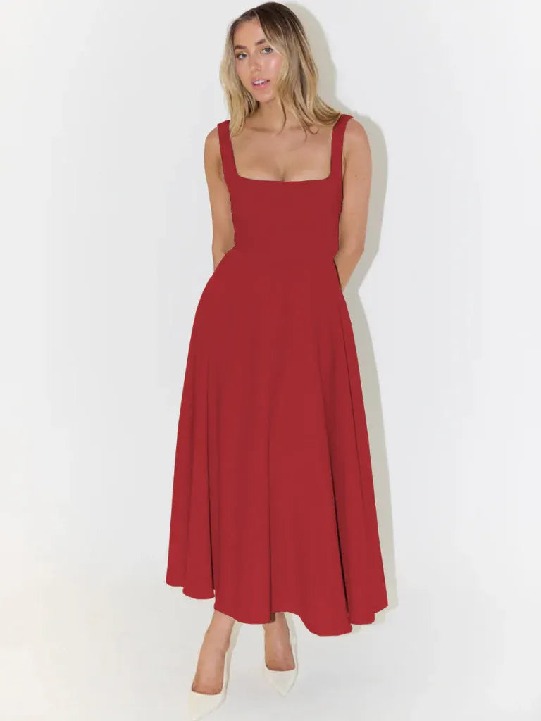 Melisa | Vestido con Falda Midi
