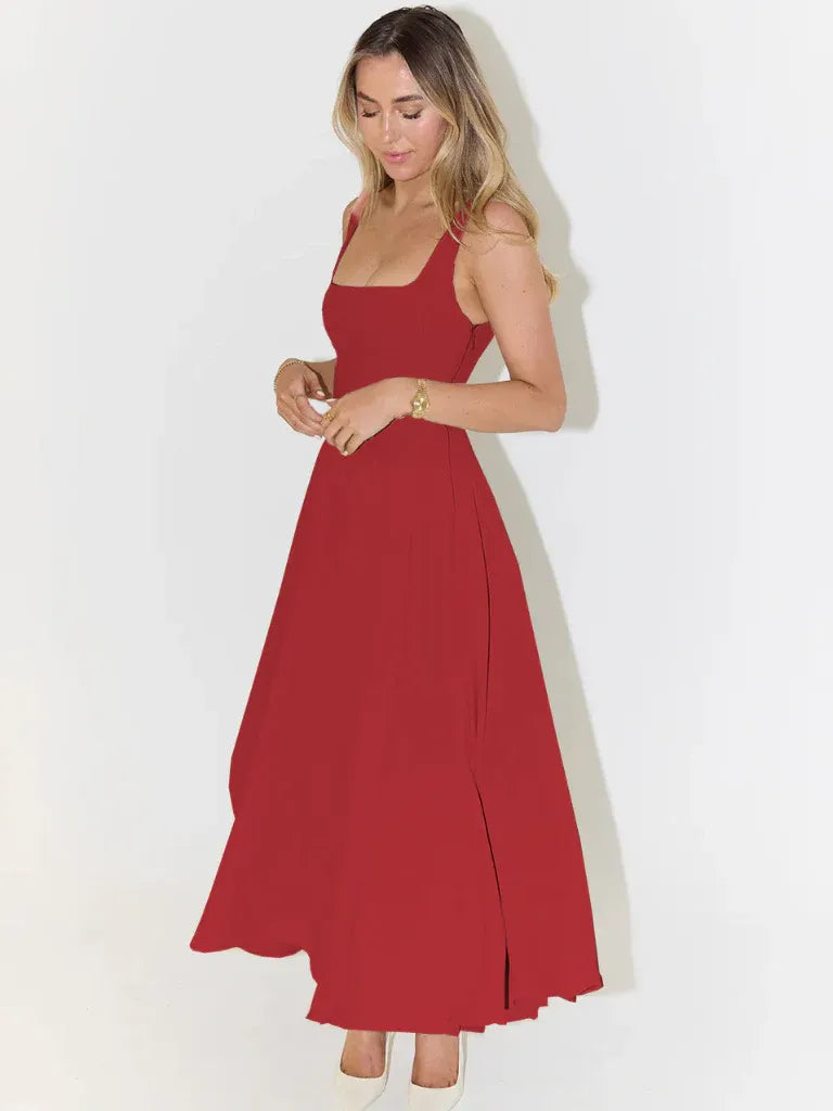 Melisa | Vestido con Falda Midi