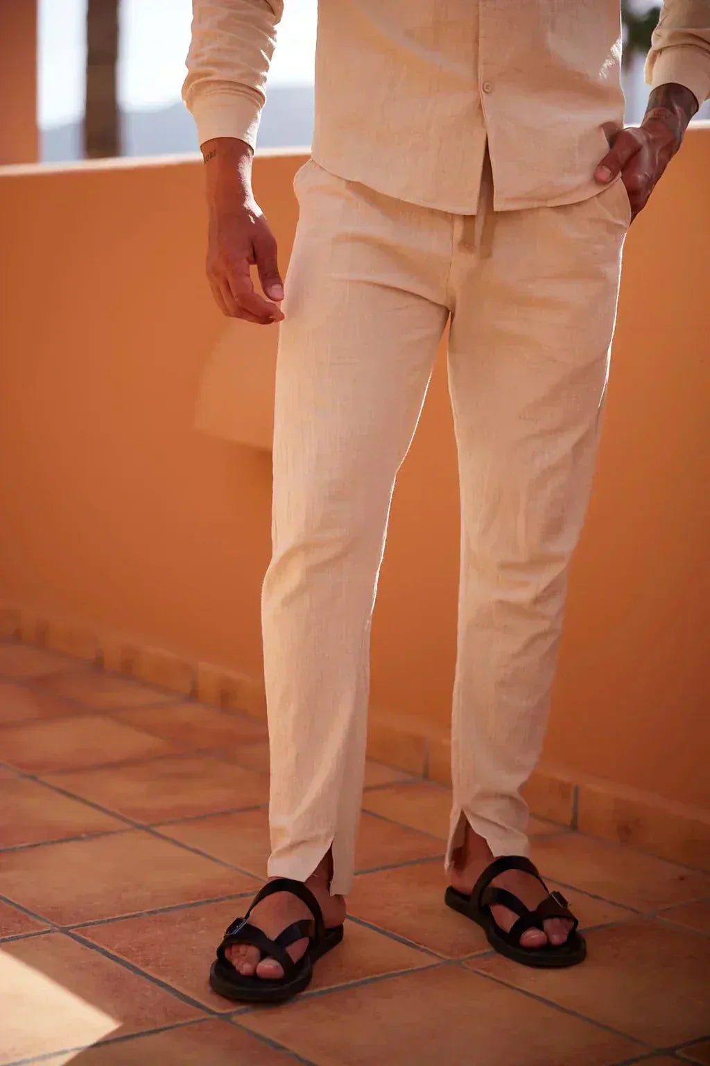 Joel™ | Conjunto de lino premium