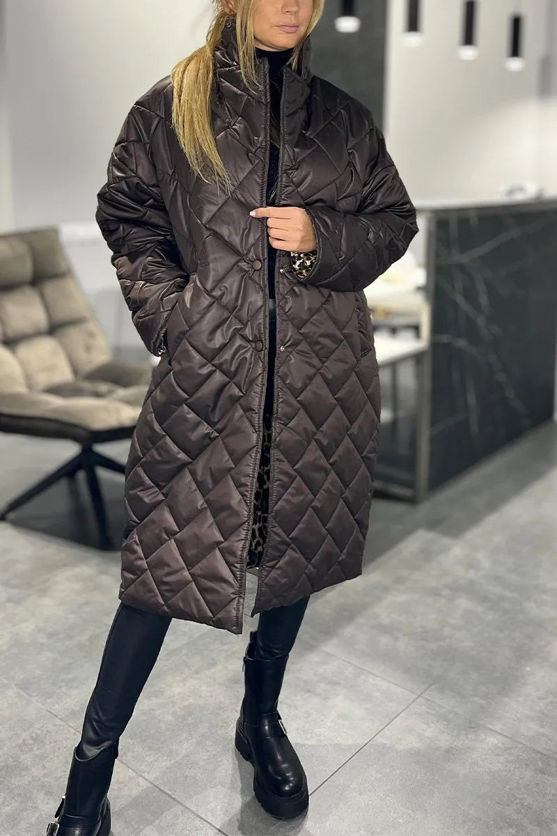 Olivia Sur™ | Abrigo de Leopardo Elegante