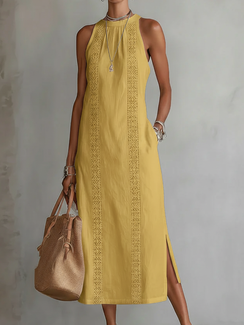 Marcelline™ — Vestido midi minimalista de elegancia natural