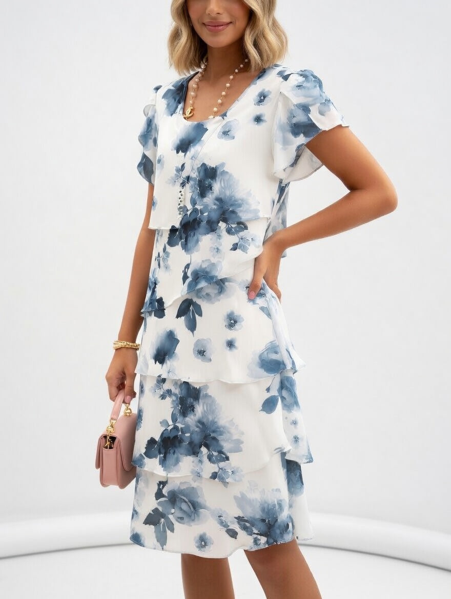 Floréline™ — Vestido floral ligero elegante veraniego