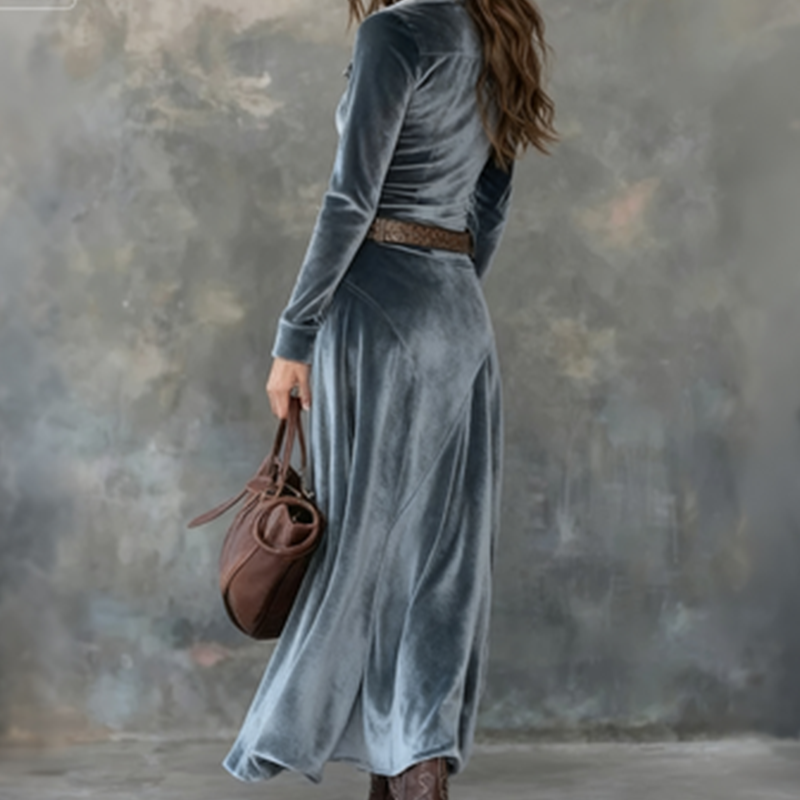 Madeleine™ — Vestido elegante de tacto terciopelo