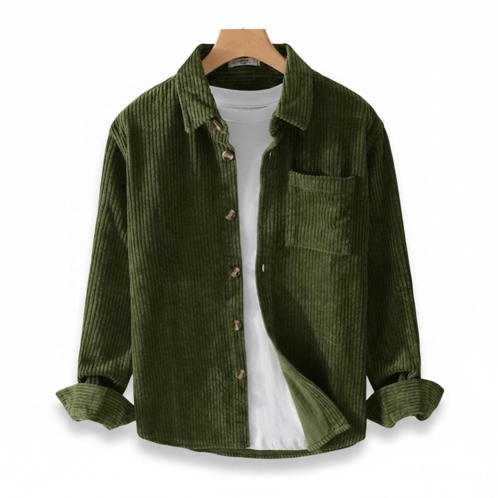 RAFAEL™ | Camisa de Pana Elegancia Atemporal