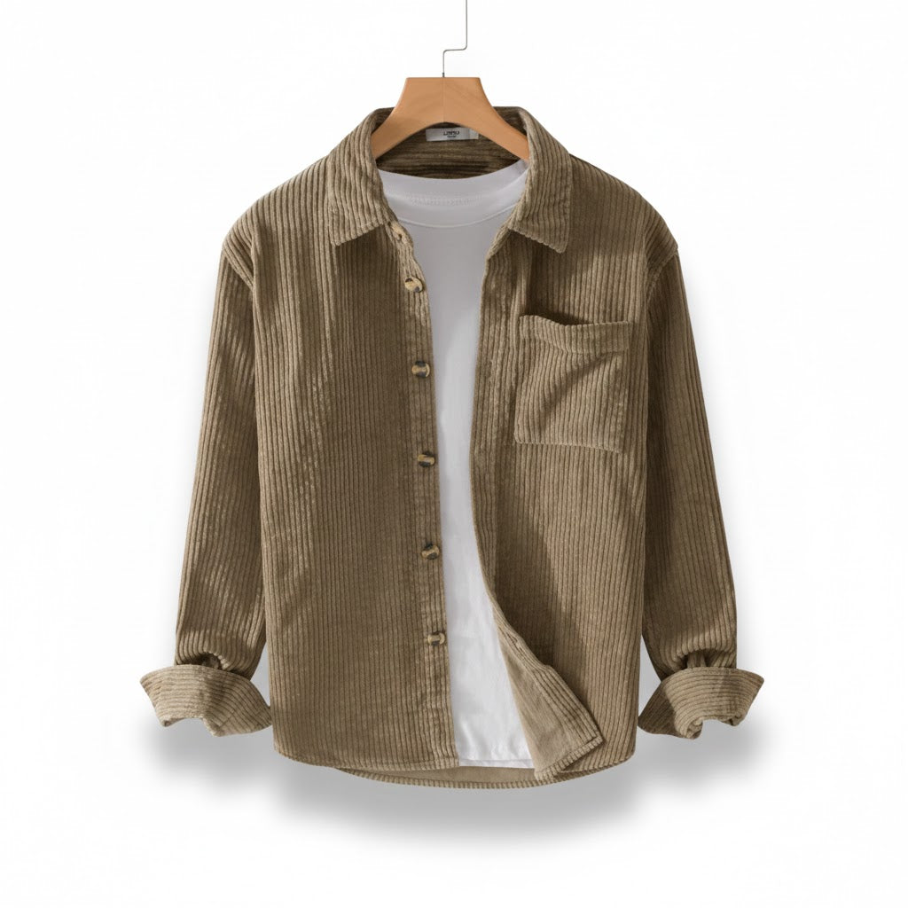 RAFAEL™ | Camisa de Pana Elegancia Atemporal